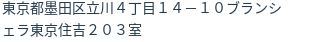 住所（登記所在地）