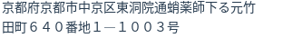 住所（登記所在地）