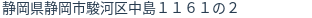 住所（登記所在地）