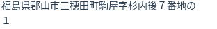 住所（登記所在地）