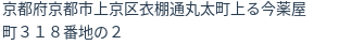 住所(登記所在地)