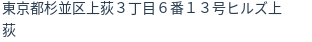 住所(登記所在地)