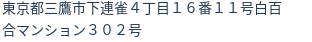 住所（登記所在地）
