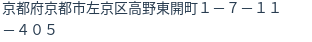 住所(登記所在地)