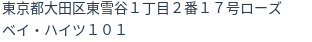 住所(登記所在地)