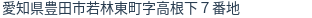 住所（登記所在地）