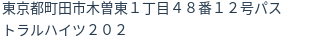 住所(登記所在地)