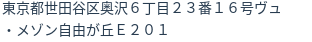 住所（登記所在地）