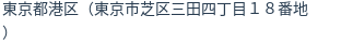 住所（登記所在地）
