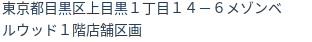 住所(登記所在地)