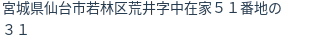 住所（登記所在地）