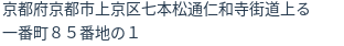住所（登記所在地）