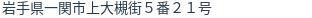 住所(登記所在地)