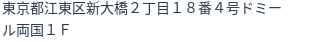 住所（登記所在地）