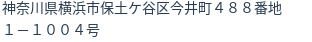 住所(登記所在地)