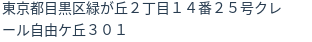 住所(登記所在地)