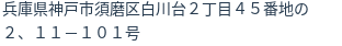 住所(登記所在地)