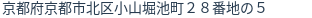 住所(登記所在地)