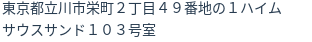 住所(登記所在地)