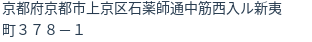 住所（登記所在地）