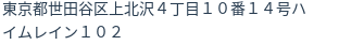住所(登記所在地)