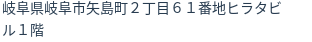 住所（登記所在地）