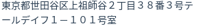 住所（登記所在地）