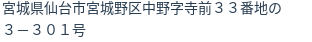 住所(登記所在地)