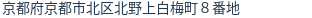 住所(登記所在地)