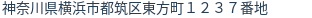 住所(登記所在地)