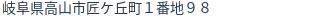 住所(登記所在地)