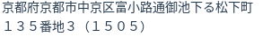 住所（登記所在地）