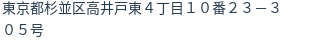 住所(登記所在地)