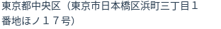 住所(登記所在地)