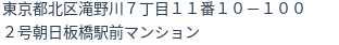 住所(登記所在地)