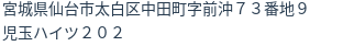 住所（登記所在地）