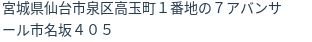 住所(登記所在地)