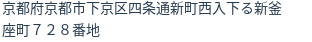 住所(登記所在地)
