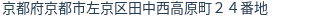 住所（登記所在地）