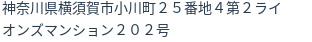 住所(登記所在地)