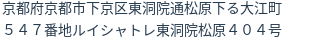 住所（登記所在地）