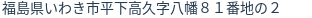 住所(登記所在地)