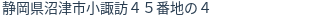 住所（登記所在地）