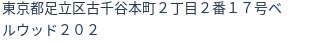 住所(登記所在地)
