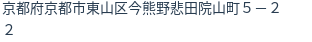 住所(登記所在地)