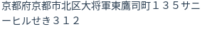 住所（登記所在地）
