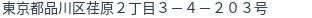 住所(登記所在地)