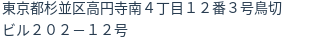 住所(登記所在地)