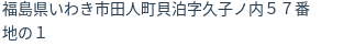住所（登記所在地）