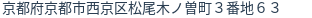 住所（登記所在地）